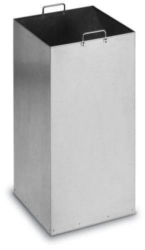 Wertstoffsammler inklusive Aufkleber, 45 l, RAL9016 Verkehrsweiß, Deckel weiß
