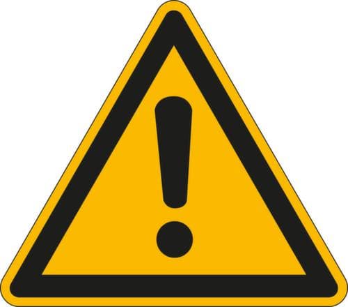 Warnschild allgemeines Warnzeichen, Aufkleber