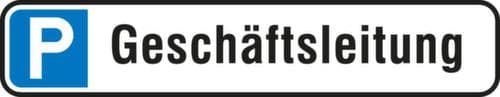 Aluminium-Parkplatzschild