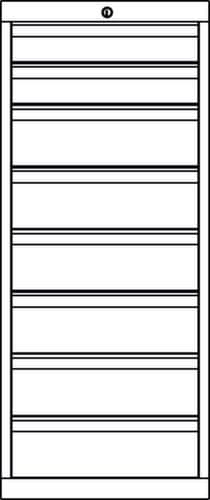 PAVOY Schubladenschrank Basis Plus, 8 Schublade(n)