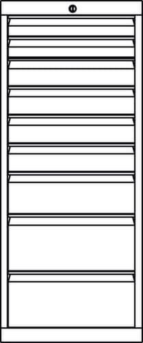 PAVOY Schubladenschrank Basis Plus, 9 Schublade(n)