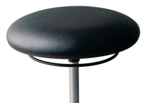 Drehhocker, Sitz schwarz, Gleitern