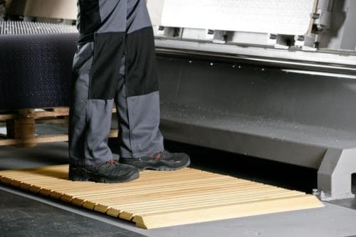 Miltex Holzlaufrost Yoga Holzrost Meterware, Breite 1200 mm