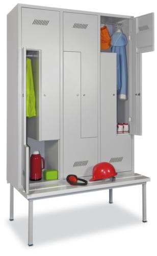 PAVOY Z-Garderobenschrank Basis lichtgrau