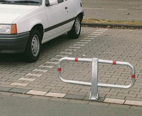 Parkbügel, Höhe 450 mm, zum Aufdübeln