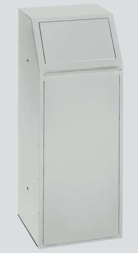 VAR Wertstoffsammler P 80, 68 l, RAL7035 Lichtgrau, Deckel RAL7035 Lichtgrau