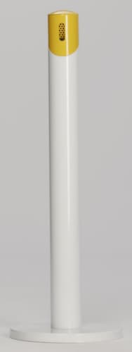 VAR Standascher SG 105 R aus Stahl, RAL9016 Verkehrsweiß