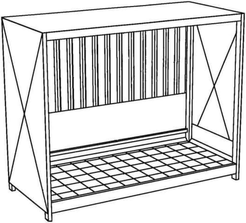 Lacont Gefahrstoff-Regalcontainer für maximal 12 KTC/IBC