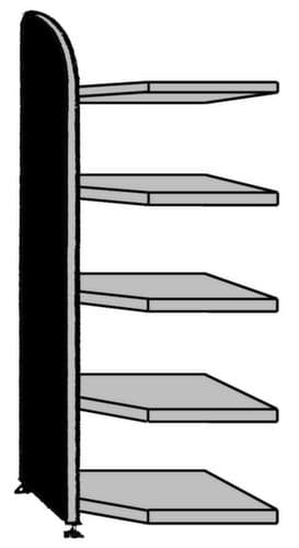Büro-Selbstbauregal, Breite 620 mm, 5 Böden