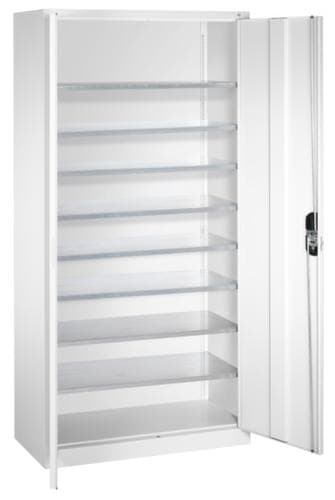 C+P Flügeltürenschrank für Sichtlagerkästen, Breite 1000 mm