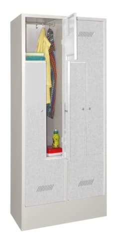 PAVOY Z-Garderobenschrank Basis mit 4 Abteilen, Abteilbreite 400 mm