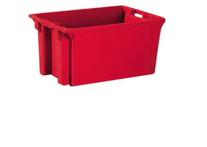 Drehstapelbehälter, rot, Inhalt 50 l