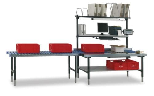Rocholz Höhenverstellbarer Rollenbahntisch, Breite x Tiefe 1955 x 920 mm