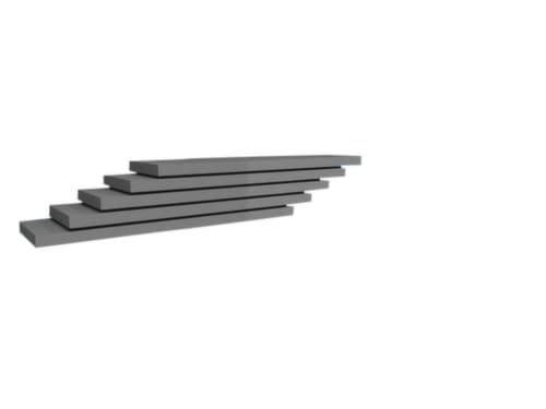 hofe Fachboden für Lagerregal, Breite x Tiefe 1000 x 300 mm, mit korrosionsschützender Zinkbeschichtung