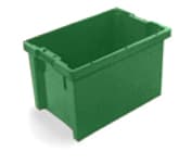 Drehstapelbehälter, grün, Inhalt 65 l