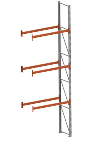 META Palettenregal MULTIPAL für 4 Paletten, 1825 mm breit, 4 Lagerebenen