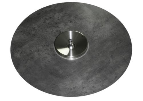 Raucher-Stehtisch, Ø 675 mm, Platte RAL9007 Graualuminium