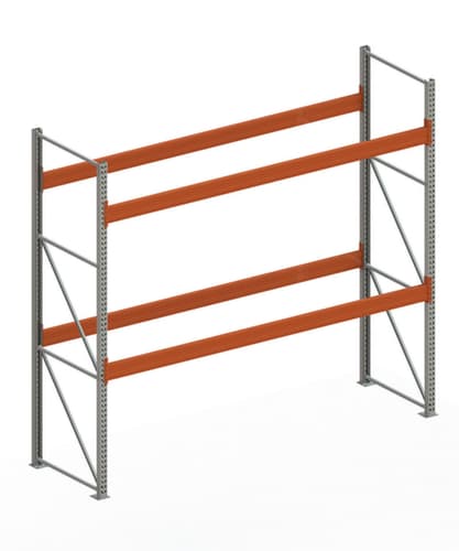 META Palettenregal MULTIPAL für 12 Paletten, 3770 mm breit, 3 Lagerebenen