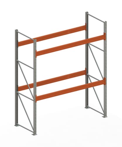 META Palettenregal MULTIPAL für 9 Paletten, 2870 mm breit, 3 Lagerebenen