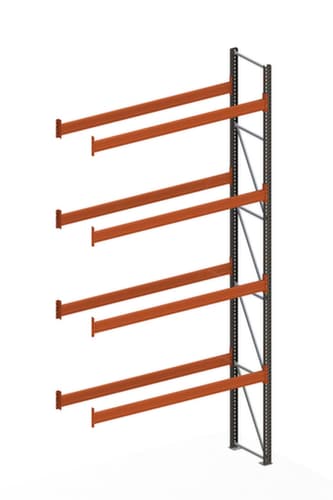 META Palettenregal MULTIPAL für 10 Paletten, 2800 mm breit, 5 Lagerebenen