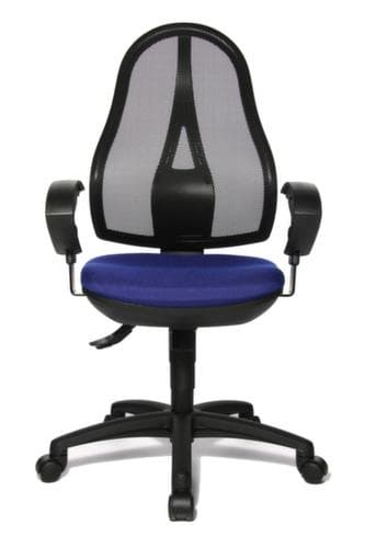 Topstar Bürodrehstuhl OPEN POINT SY mit Netzrücken, Netzrückenlehne, blau