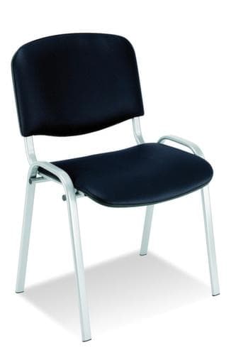 Nowy Styl 12-fach stapelbarer Besucherstuhl ISO mit Polstern