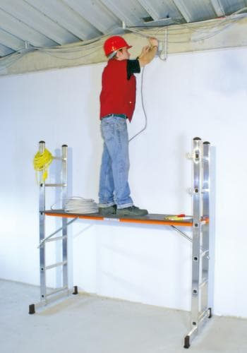 Leitergerüst, 2 x 6 profilierte Sprossen