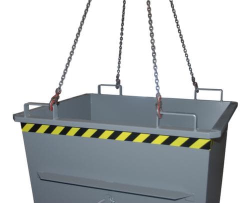 Bauer Klappbodenbehälter in RAL5012 Lichtblau