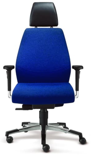 Dauphin 24-Stunden-Drehsessel, Bezug Stoff (100% Polyester), blau