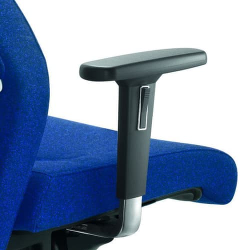 Dauphin 24-Stunden-Drehsessel, Bezug Stoff (100% Polyester), blau