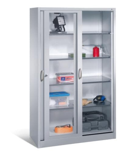 C+P Schiebetürenschrank ERGO mit Abdeckplatte
