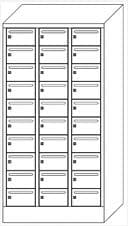 PAVOY Postverteilschrank Basis, 30 Fächer