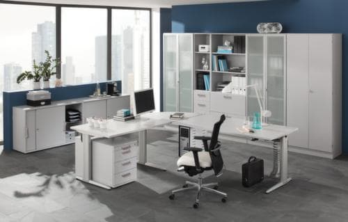 Standcontainer Up and Down, 4 Schublade(n), grau/grau