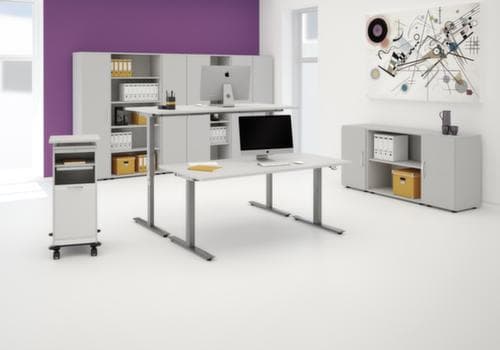 Gera Höhenverstellbarer Schreibtisch Pro mit Feinspan-Platte