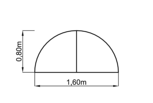 Anbauplatte Sina, Breite x Tiefe 1600 x 800 mm, Platte Nussbaum