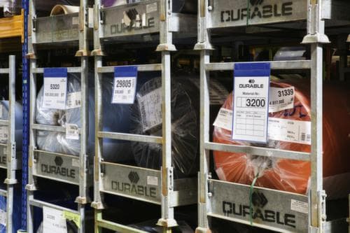 Durable Sichttasche, DIN A4, Rückseite magnetisch