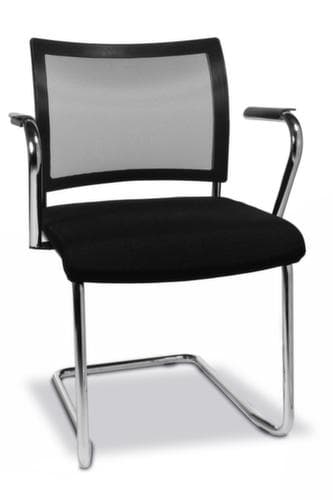 Topstar Besucherstuhl mit gepolstertem Sitz