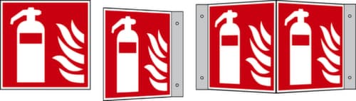 Langnachleuchtendes Brandschutzschild
