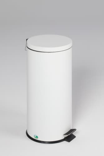 VAR Tretabfallbehälter, 30 l, weiß