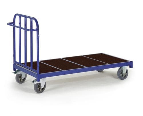 Rollcart Rohr-Stirnwandwagen mit rutschsicherer Ladefläche, Traglast 1200 kg, Ladefläche 1600 x 800 mm