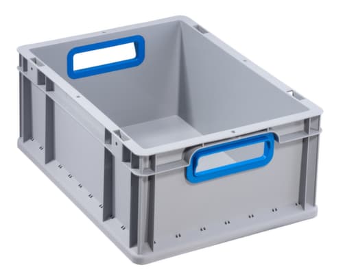 Allit Euronorm-Stapelbehälter Eco, grau/blau, Inhalt 15 l