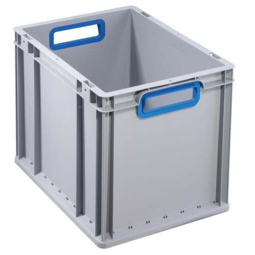 Allit Euronorm-Stapelbehälter Eco, grau/blau, Inhalt 28 l