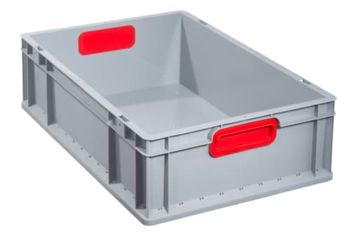 Allit Euronorm-Stapelbehälter Eco, grau/rot, Inhalt 32 l