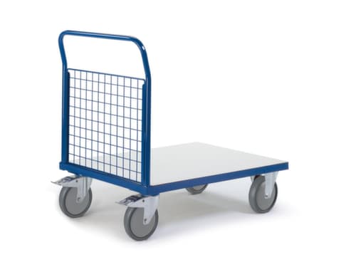 Rollcart ESD-Gitter-Stirnwandwagen, Traglast 500 kg, Ladefläche 1200 x 800 mm