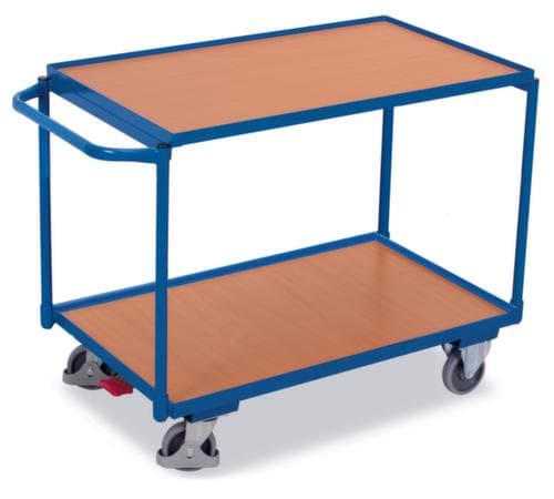 VARIOfit Tischwagen 835x490 mm, Traglast 250 kg, 2 Etagen