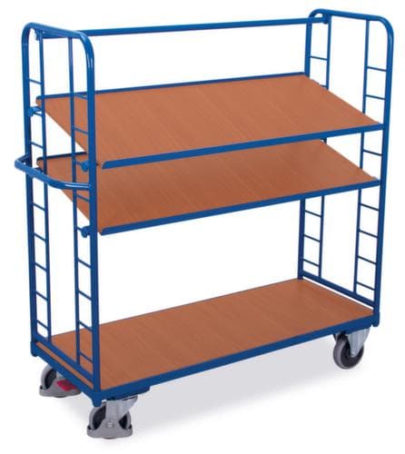 VARIOfit Etagenwagen mit neigbaren Holzböden