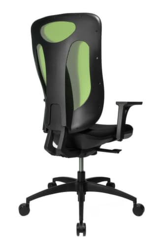 Topstar Bürodrehstuhl Net Pro 100 mit Punktsynchronmechanik, Netzrückenlehne, schwarz