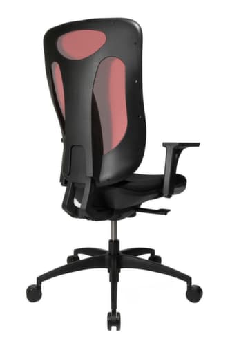 Topstar Bürodrehstuhl Net Pro 100 mit Punktsynchronmechanik, Netzrückenlehne, schwarz