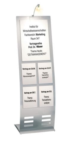 Infoständer, Höhe x Breite x Tiefe 1650 x 520 x 460 mm
