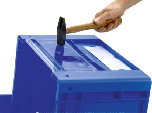 Sichtscheibe für Sichtlagerbehälter